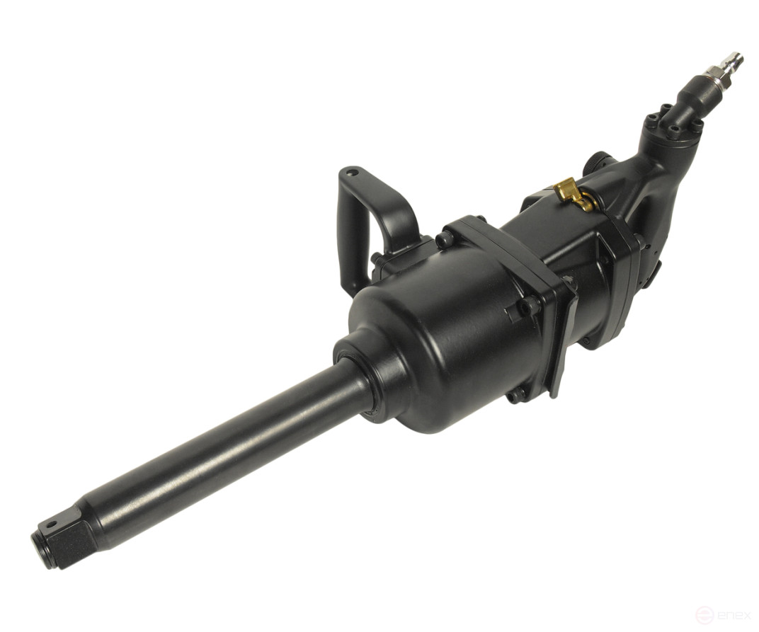 Pneumatic wrench 1" 3390Nm 4800rpm 90PSI spindle 8" Impact lightweight L=570mm JTC
