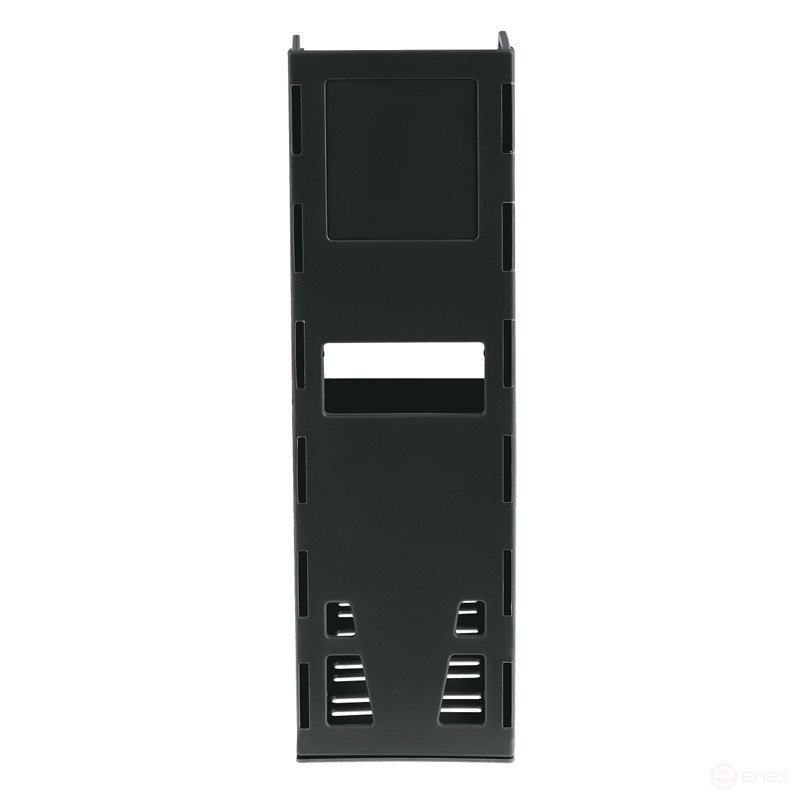 Лоток для бумаг вертикальный СТАММ, сборный, черный