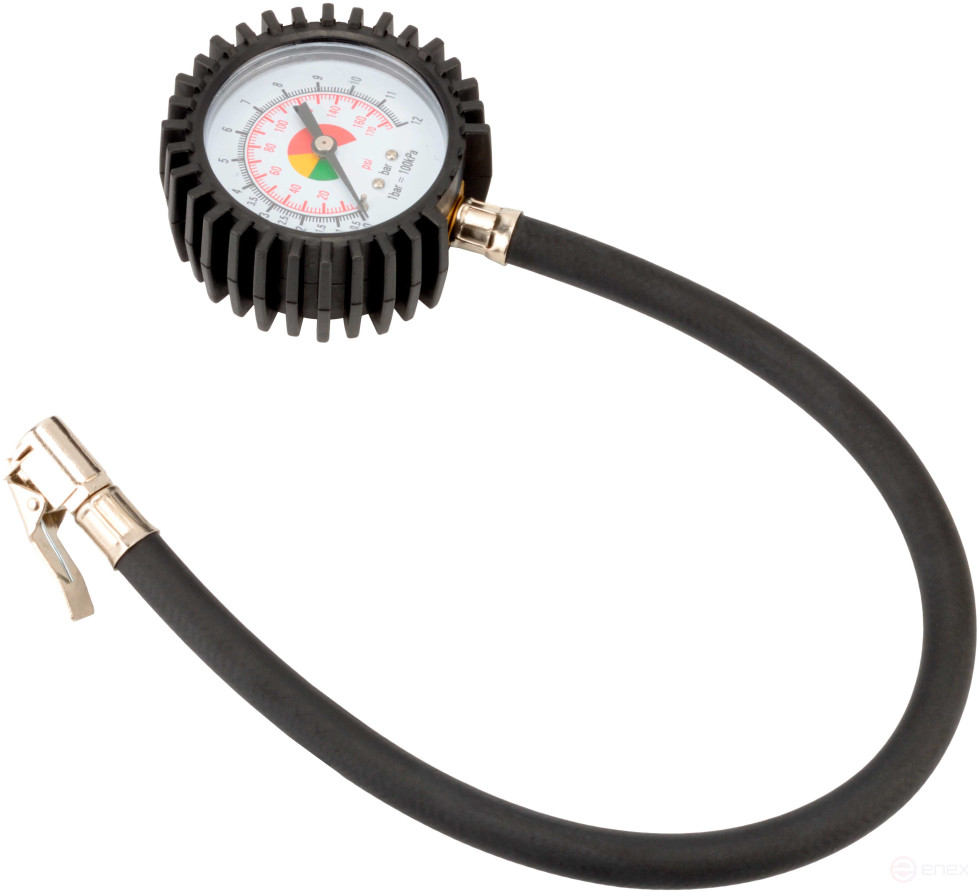 Манометр (0.50-12.50 bar) со шлангом и быстросъёмной насадкой (АвтоDело) 42302