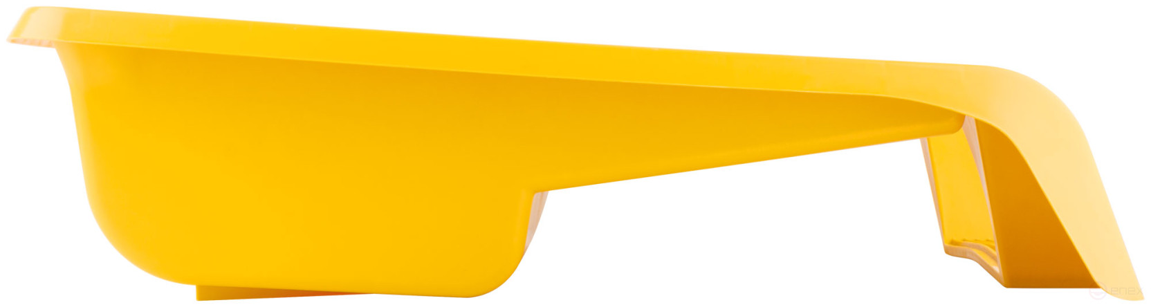Yellow 395x346 mm paint tray, fixing pedal, Professional