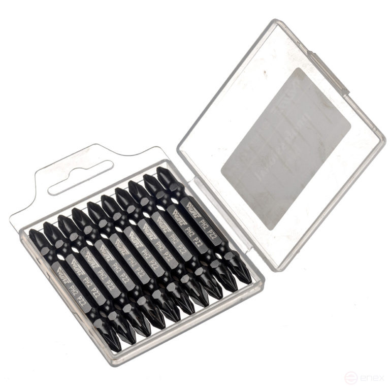 Бита двусторонняя магнитная PH2/PZ2 х 65мм 10шт.