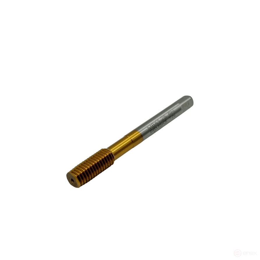 Chipless tap (rolling pin) M 8.0x1.25 P6M5K5 coated with TiN TORNERI T025333