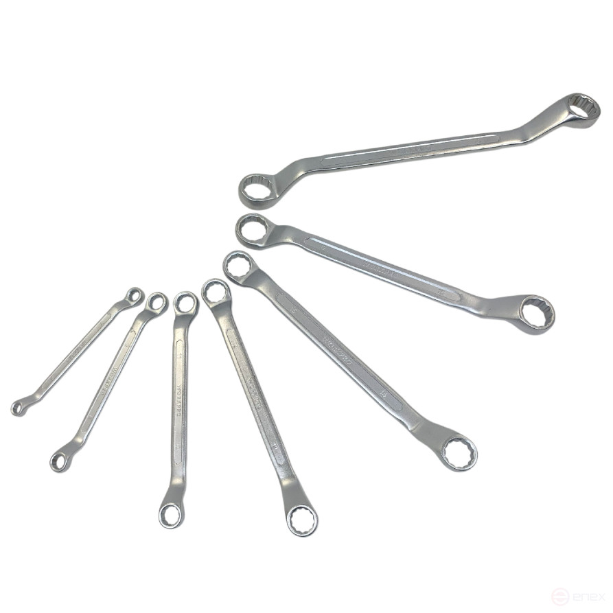 Ключи накидные двусторонние набор 12шт (6-32мм) WP202510 WORKPRO