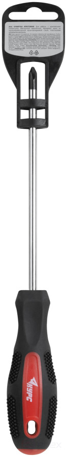 Screwdriver "Master", CrV steel, rubberized handle 6x150 mm PH2