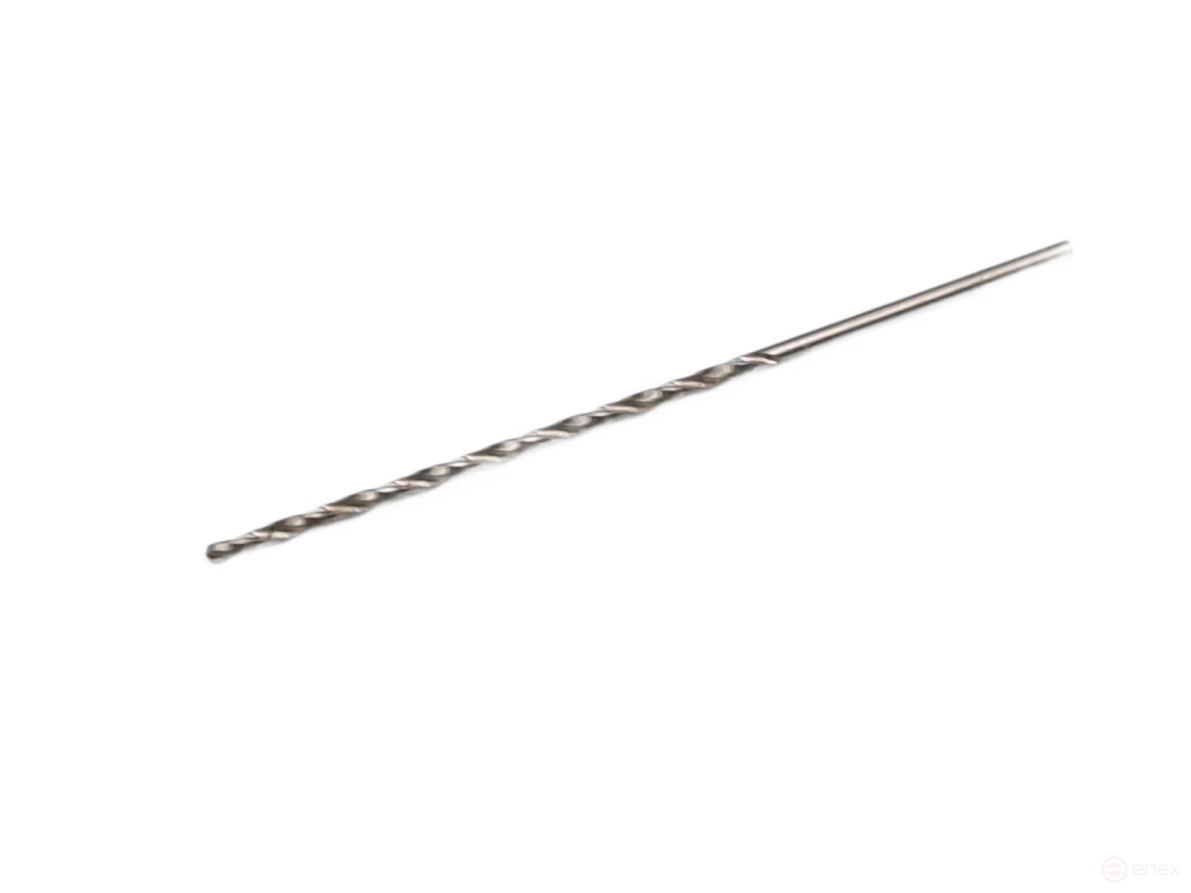 Drill bit with cylindrical shank f 1.5 mm long R6M5 ground A1