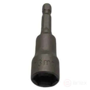 Бита с торцевой головкой магнитная 1/4" SW 12х65 мм (5шт) Wynn