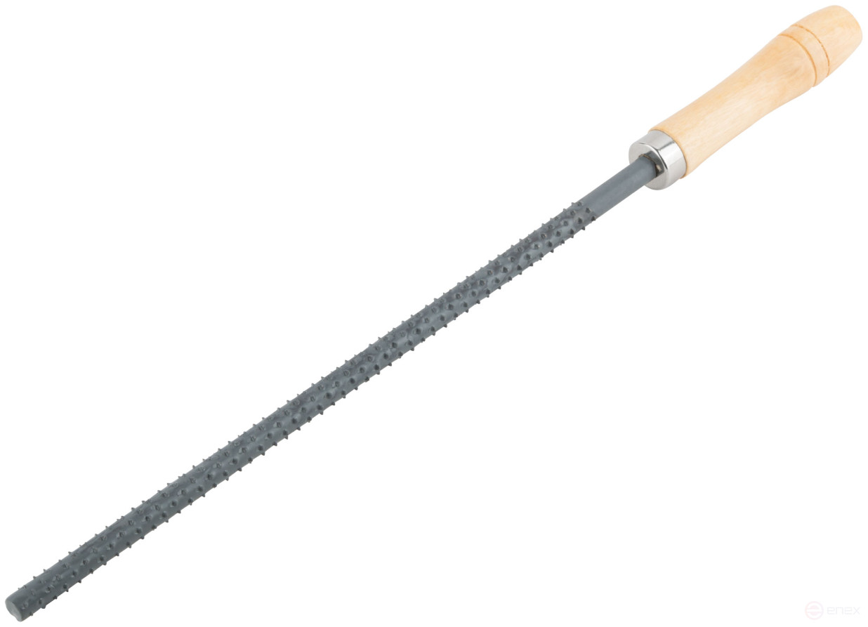 Rasp, wooden handle, round 250 mm