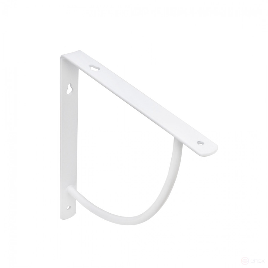 Полкодержатель мет. ORBIT 200*200*20*3, белый AKS