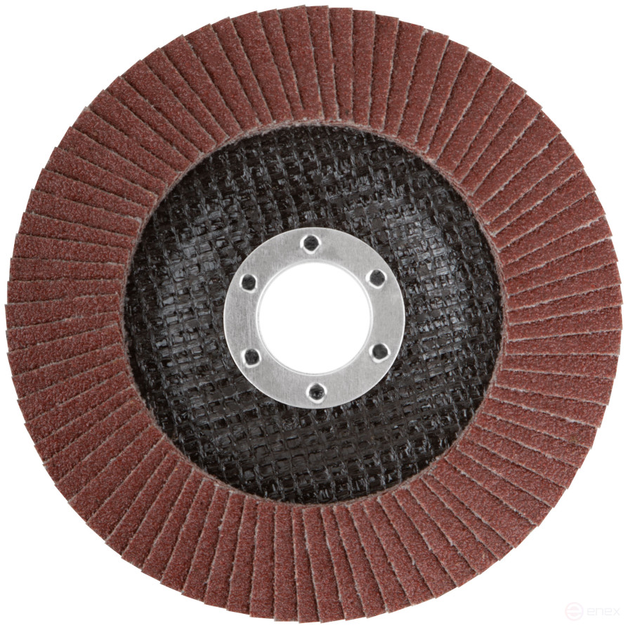 End lobed circle 125 mm, P 80