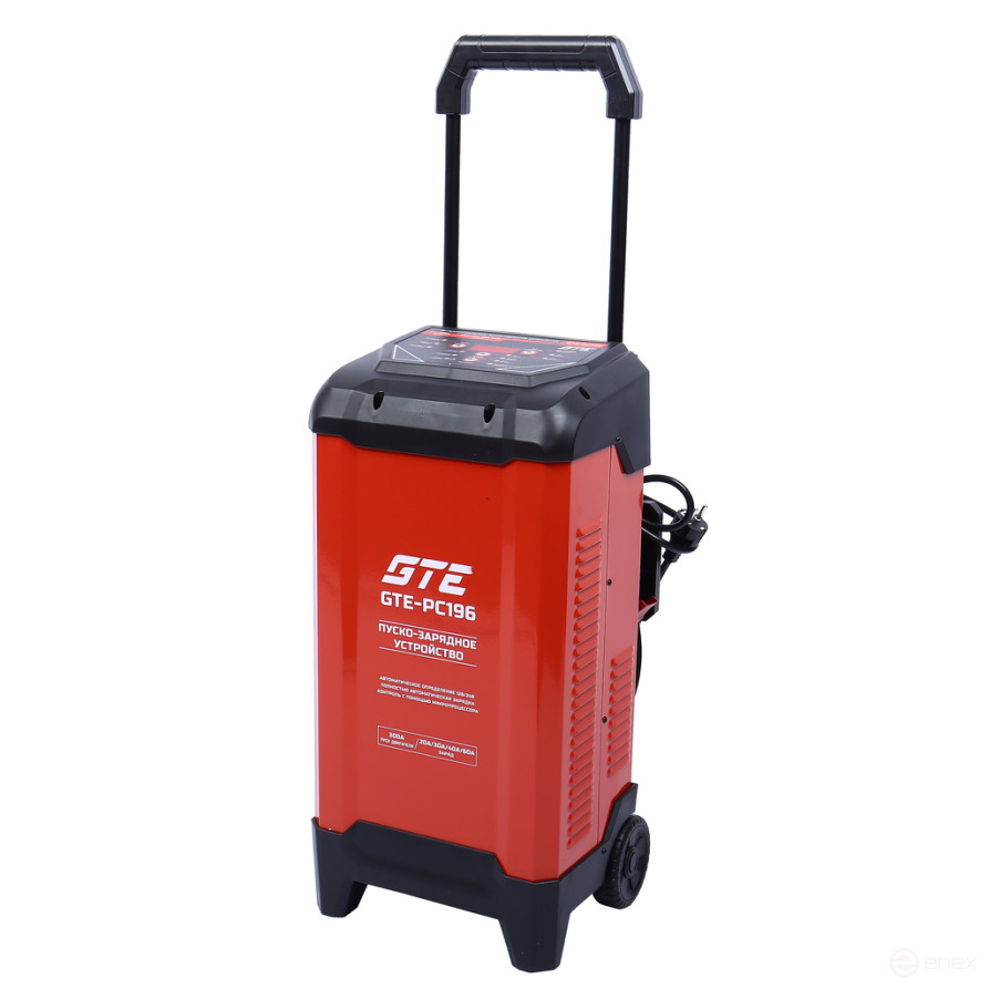 Устройство пуско-зарядное 12-24V 650Ач/300А передвижное GTE