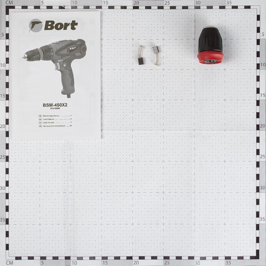Дрель-шуруповерт электрический BORT BSM-450X2