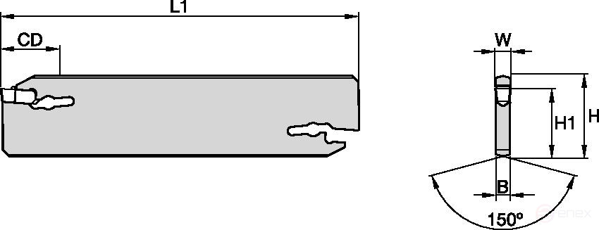 Cutting blade EVBSN26J0230