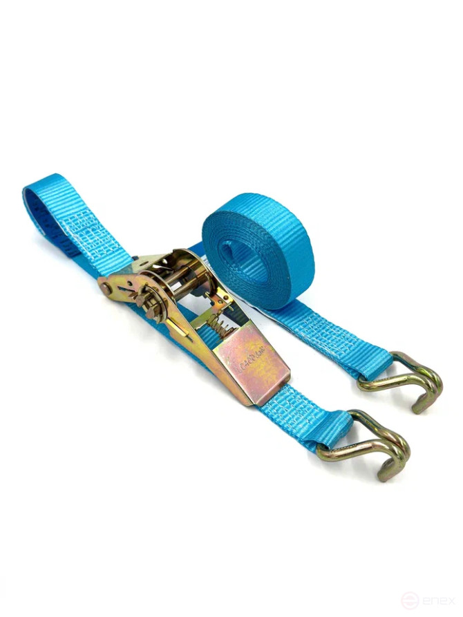 Ремень стяжной с храповым механизмом РОМЕК для крепления груза 0,4/0,8тн, 4м, арт. 25.04.1.0