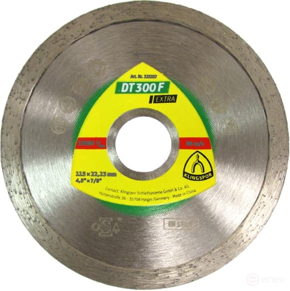 Diamond cutting wheel DT 300 F Extra, 115 x 22.23