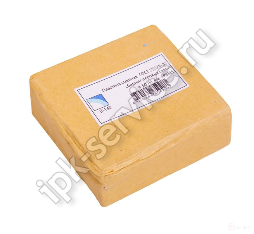 Plate for the F50 R6M5 pre-cast drill GOST 25526-82