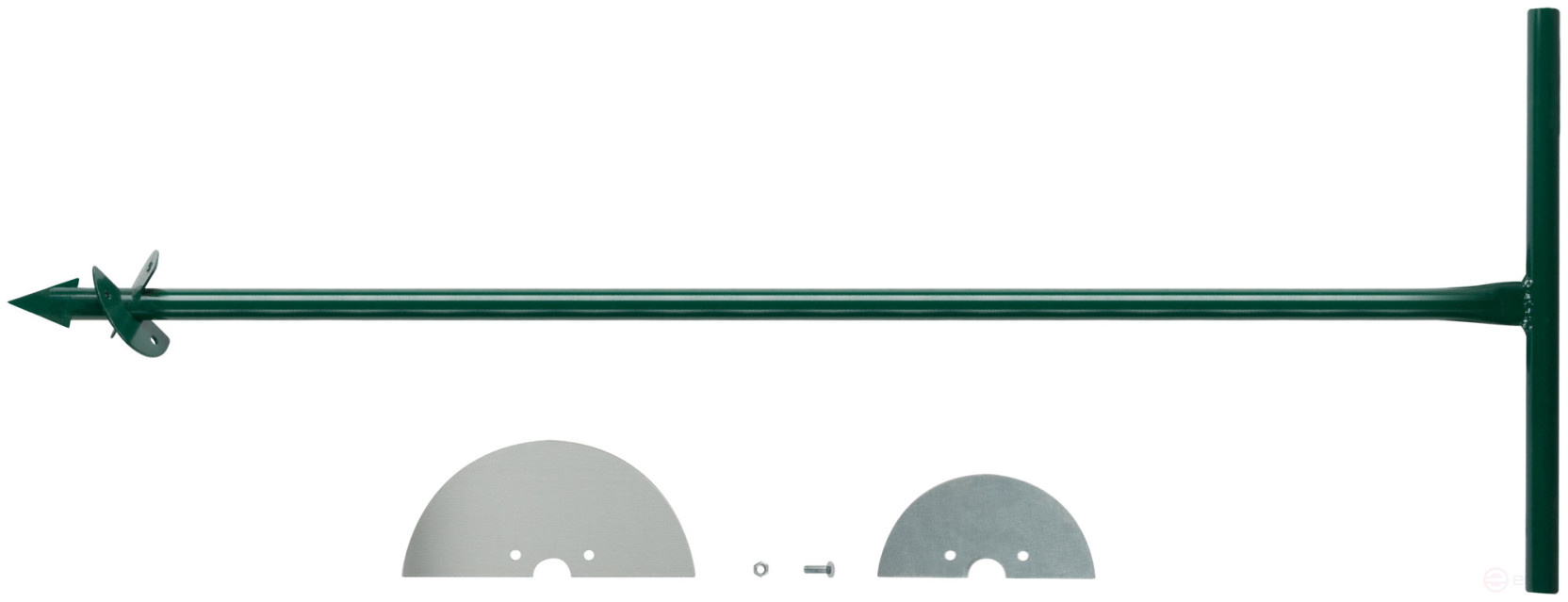 Garden drill, L=1000 mm, 2 nozzles 150 mm and 200 mm