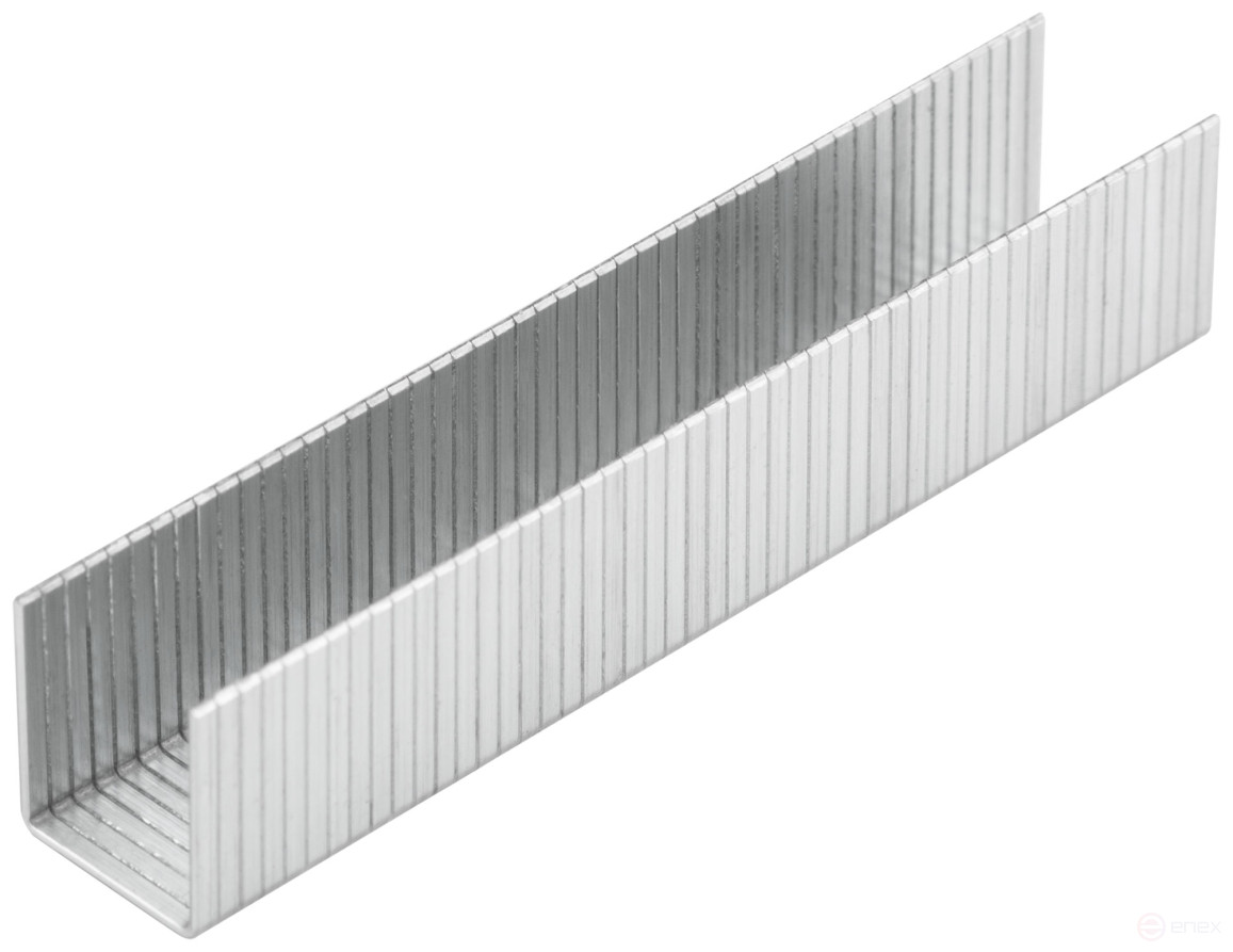 Stapler staples, hardened rectangular 10.6 mm x 1.2 mm (wide type 140) 12 mm, 1000 pcs.
