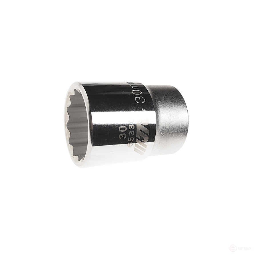 Socket 3/4" 30mm 12-sided L=54mm JTC