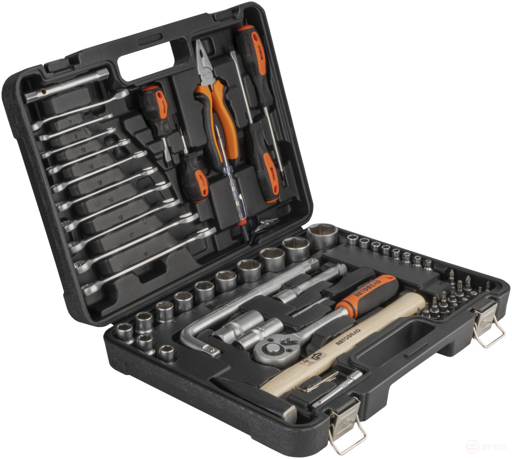 Tool Set 64pr. 1/2" DR 1/4"DR Avtodor (39860)