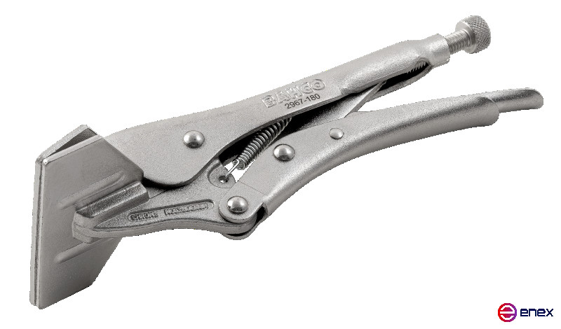 Manual vise for sheet metal