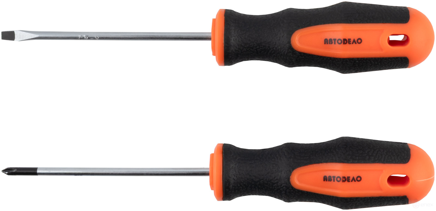 A set of 12 pr. through-hole screwdrivers with a hexagon wrench (case) Avtodor 30870