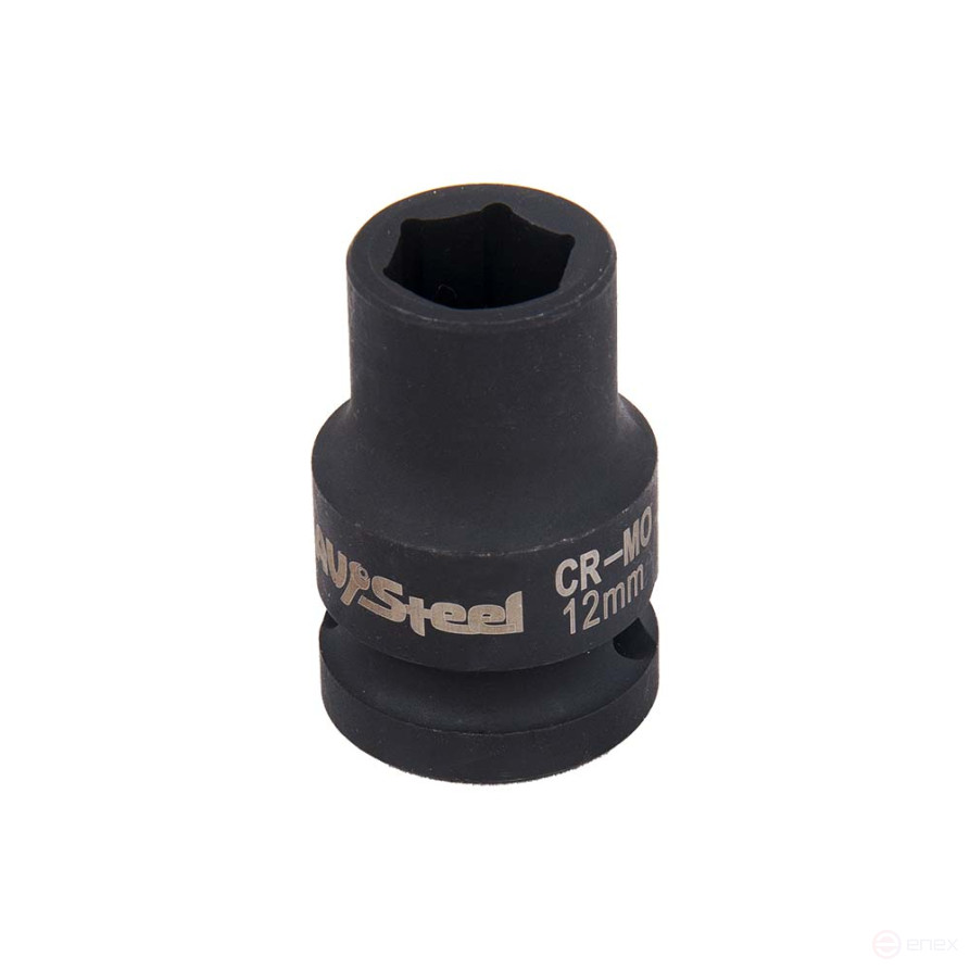 Головка ударная 6-гранная 1/2" 12 мм