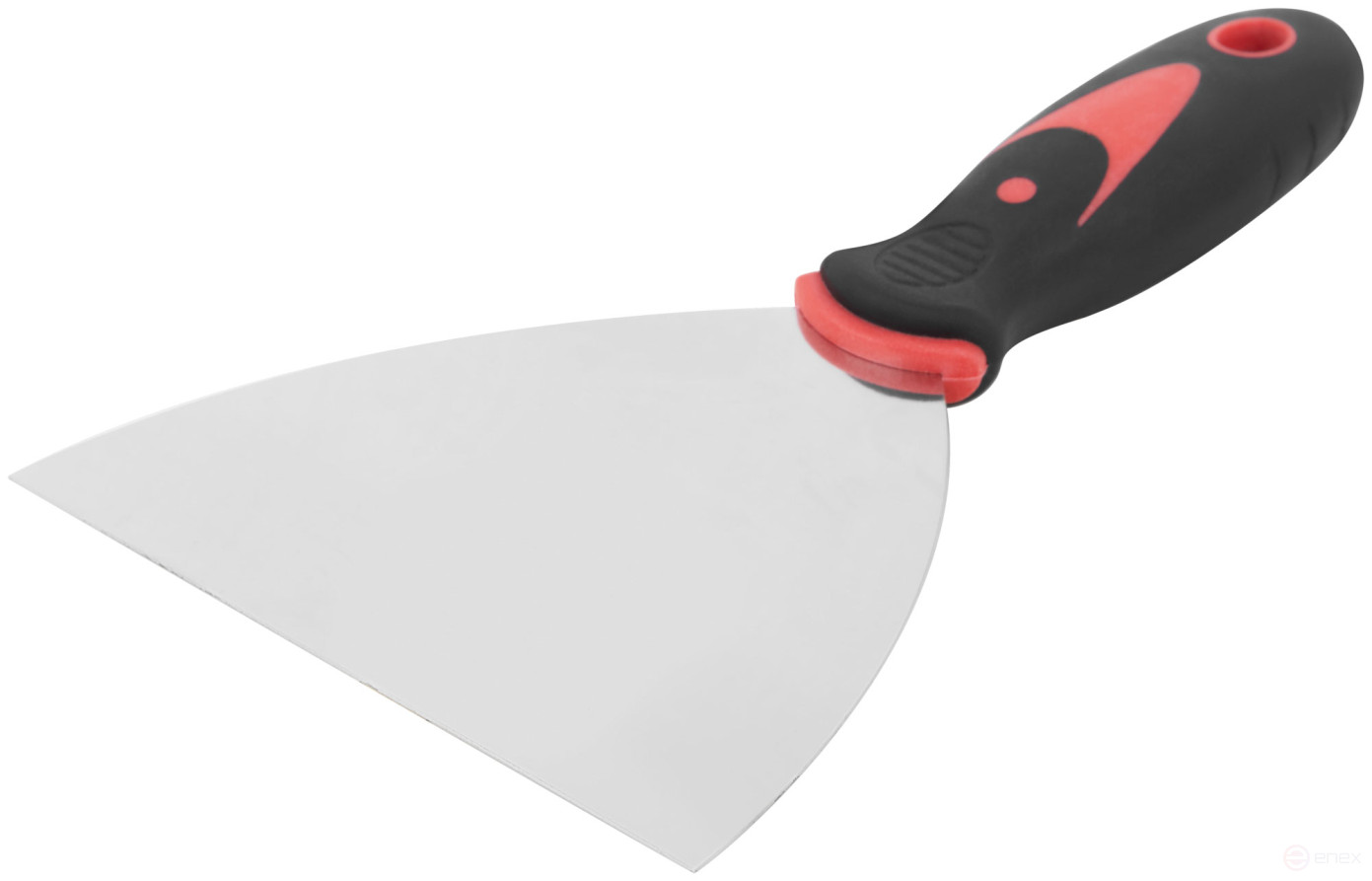 Spatula, stainless steelsteel, rubberized handle 5" (125 mm)