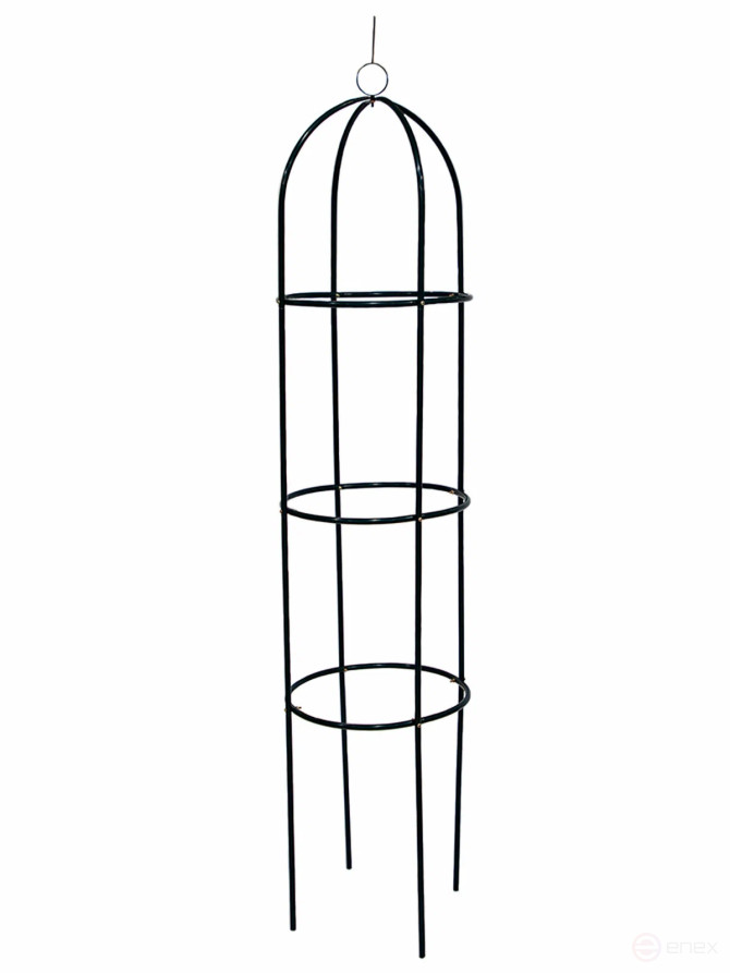 Geoplastboard support for roses, collapsible, height 185cm, metal