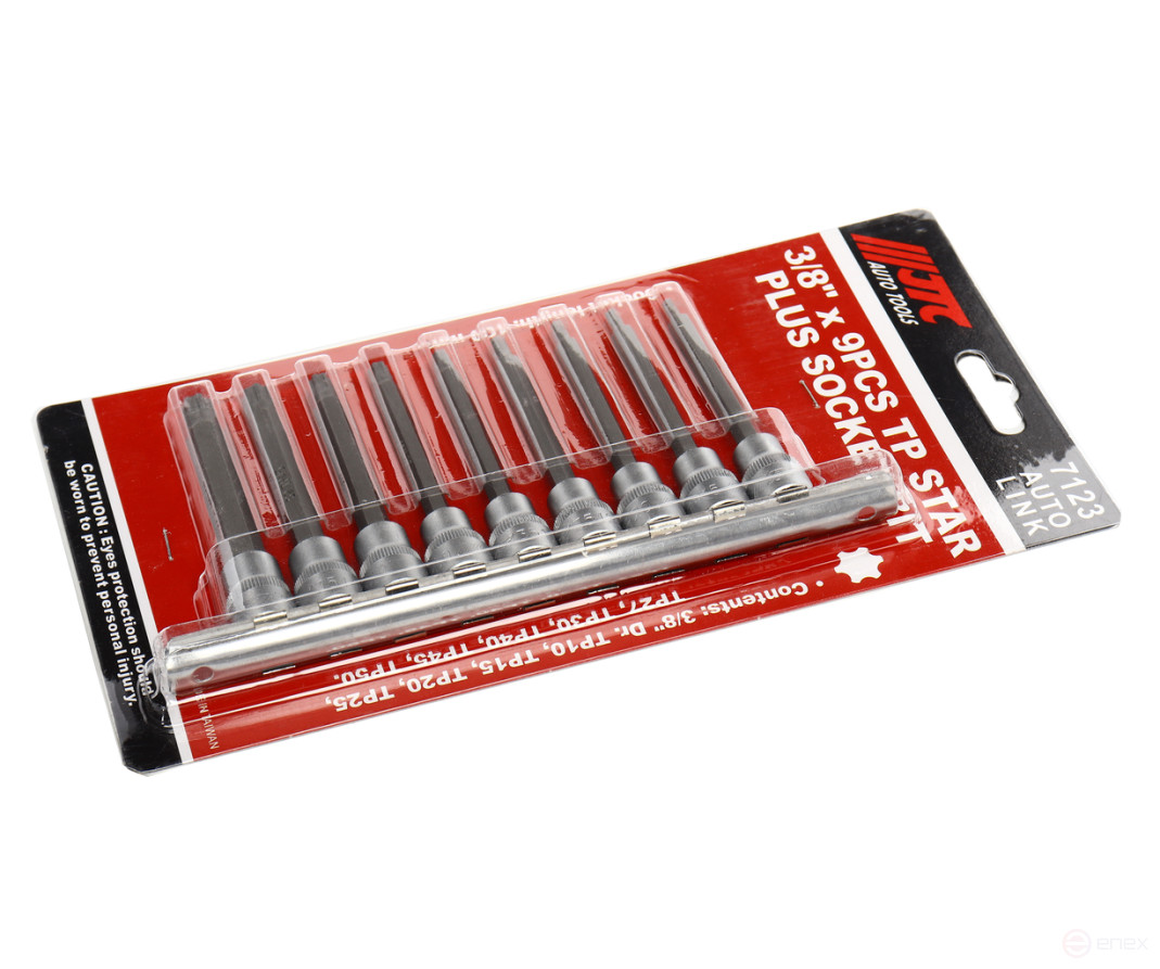 STAR PLUS Nozzle Set 3/8" TP10-TP50 9 pieces JTC