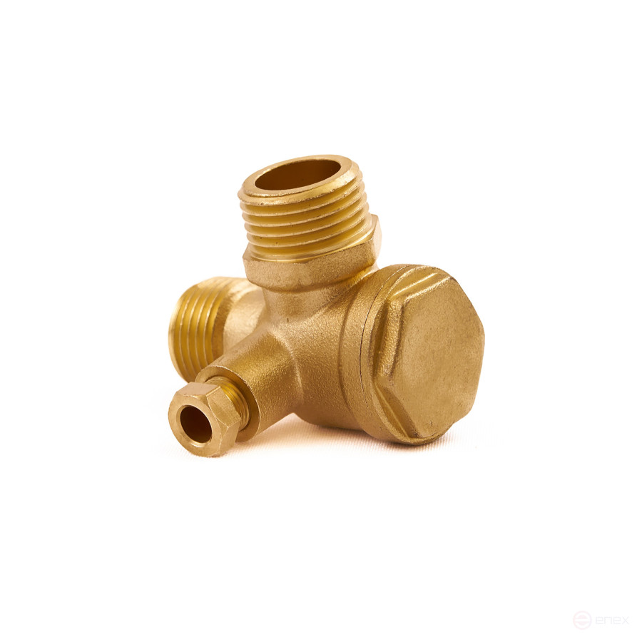 4240222107 Check Valve M1/2"-M1/2"-F1/8" Viton