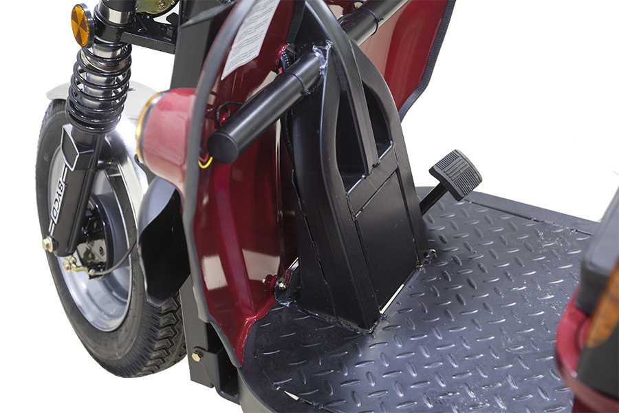 Грузовой электротрицикл Rutrike D4 1800 60V1500W, темно-серый