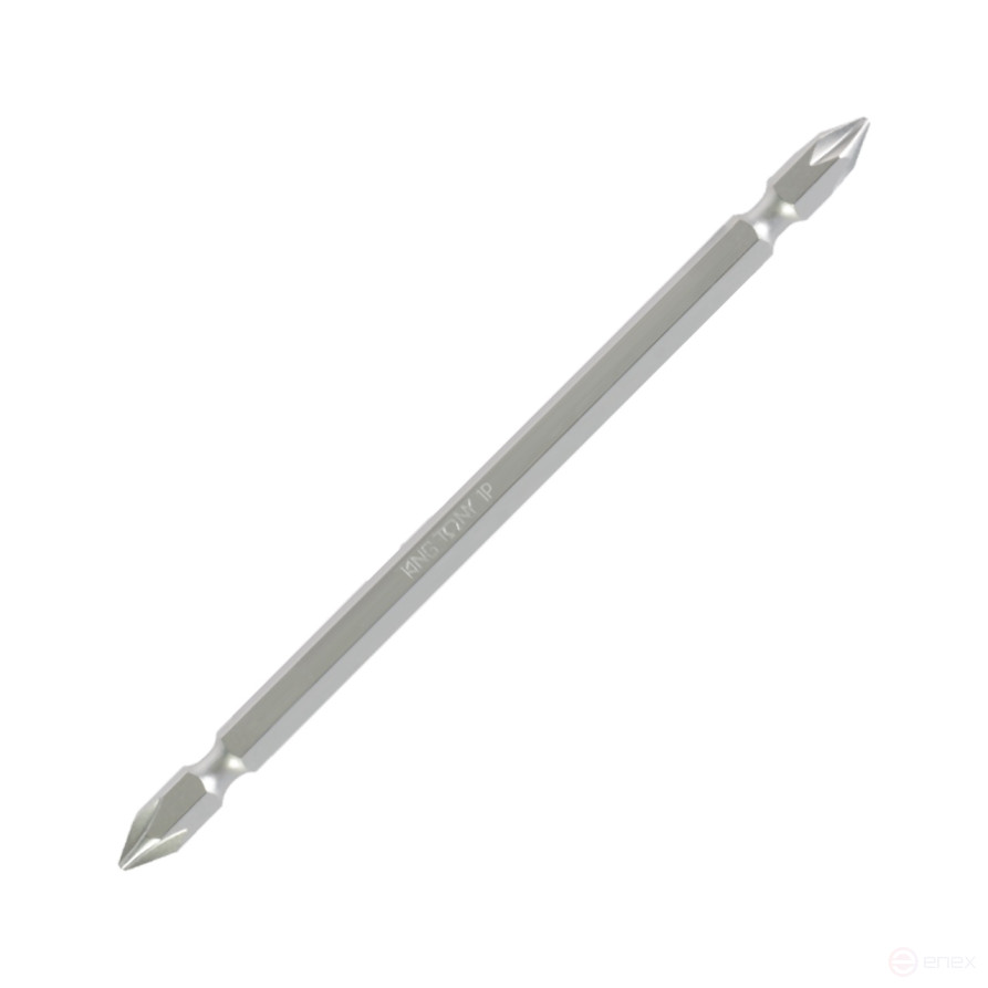 Вставка (бита) торцевая 1/4", Phillips, PH1, 150 мм, двухсторонняя, для шуруповерта KING TONY 131501P