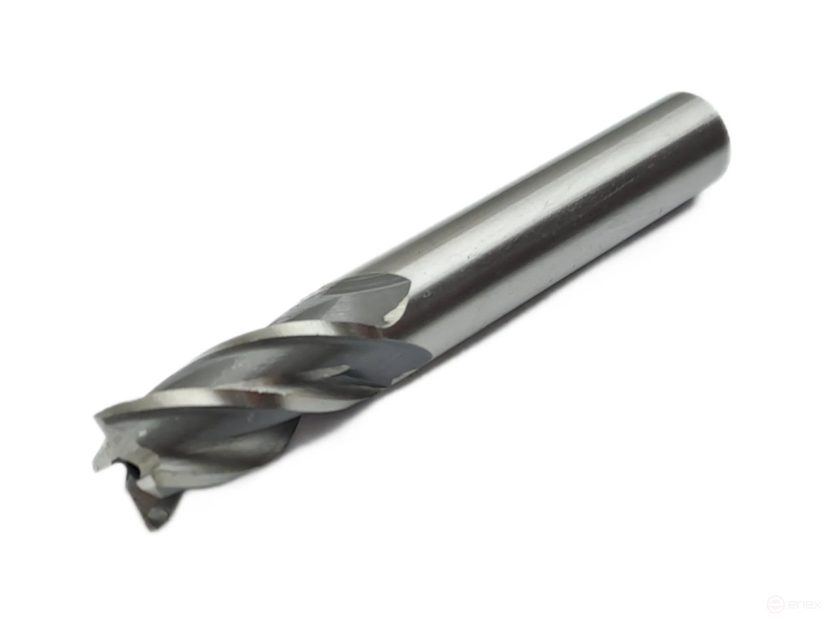 End mill with cylindrical shank f 12x26x83 mm z=4 P6M5K5 TORNERI T020861