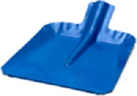 Лопата снегоуборочная ЛС - 7 стальная с планкой, 320*350мм