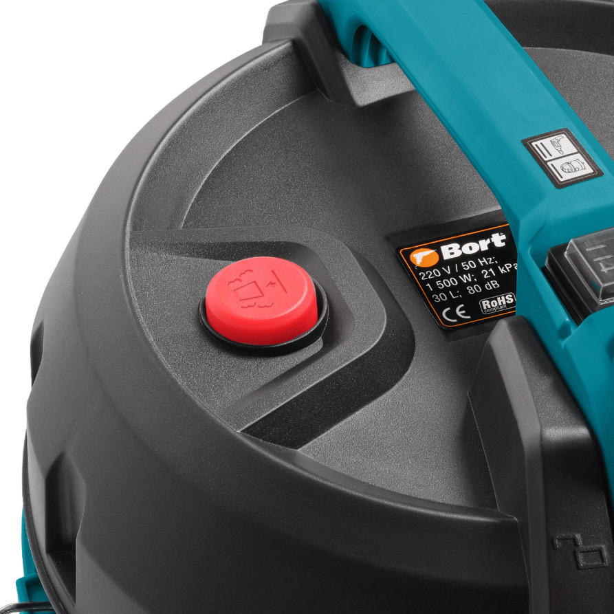 Пылесос для сухой и влажной уборки BORT BSS-1530 BLACK