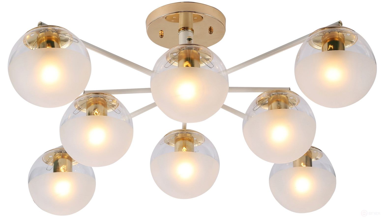 Люстра Rivoli Umbra 3129-308 8 х Е27 40 Вт модерн
