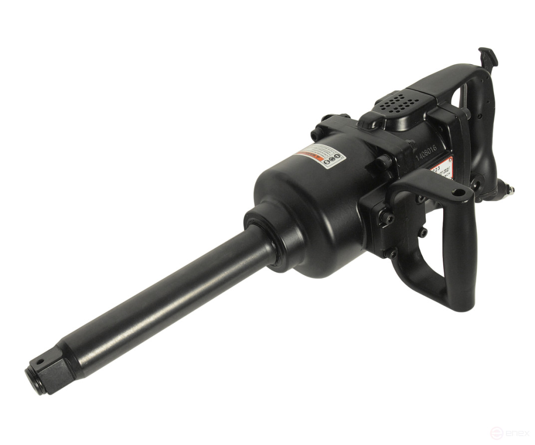Pneumatic wrench 1" 3390Nm 4800rpm 90PSI spindle 8" Impact lightweight L=570mm JTC