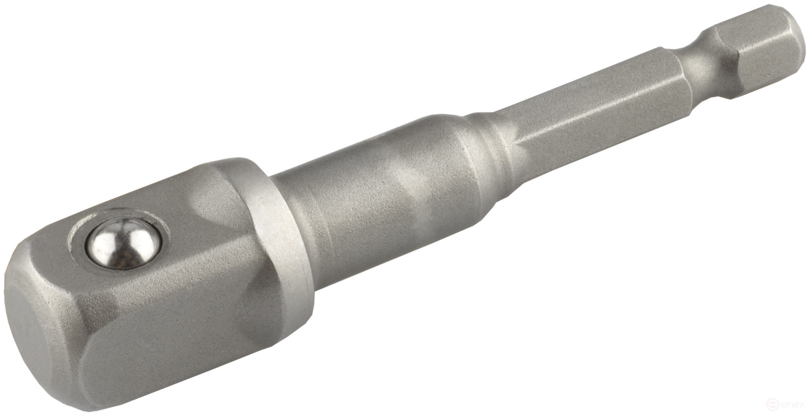 Adapter holder for heads and inserts (1/2"<-->HEX1/4", L=73mm) Avtodor 44803