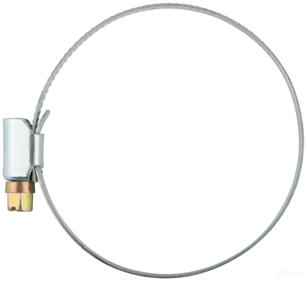 Crimping knurled clamp (galvanized steel) 50-70 mm