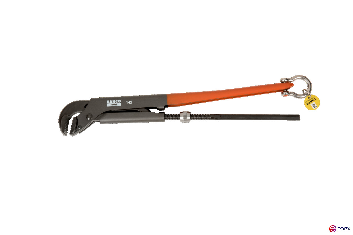 2 1/2" Universal pipe wrench with mounting ring for working at height, 557 mm