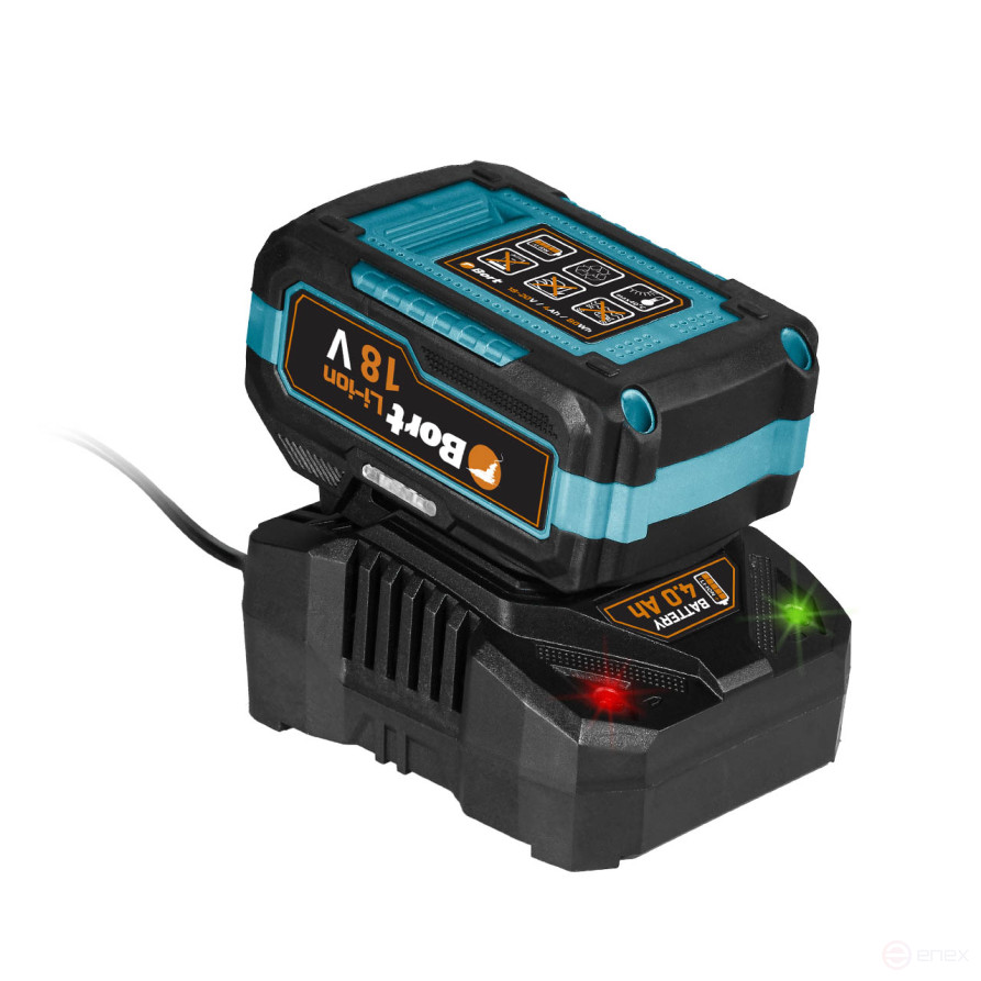 Battery punch BORT BHD-20Li-SR (2x4.0Ah+battery)