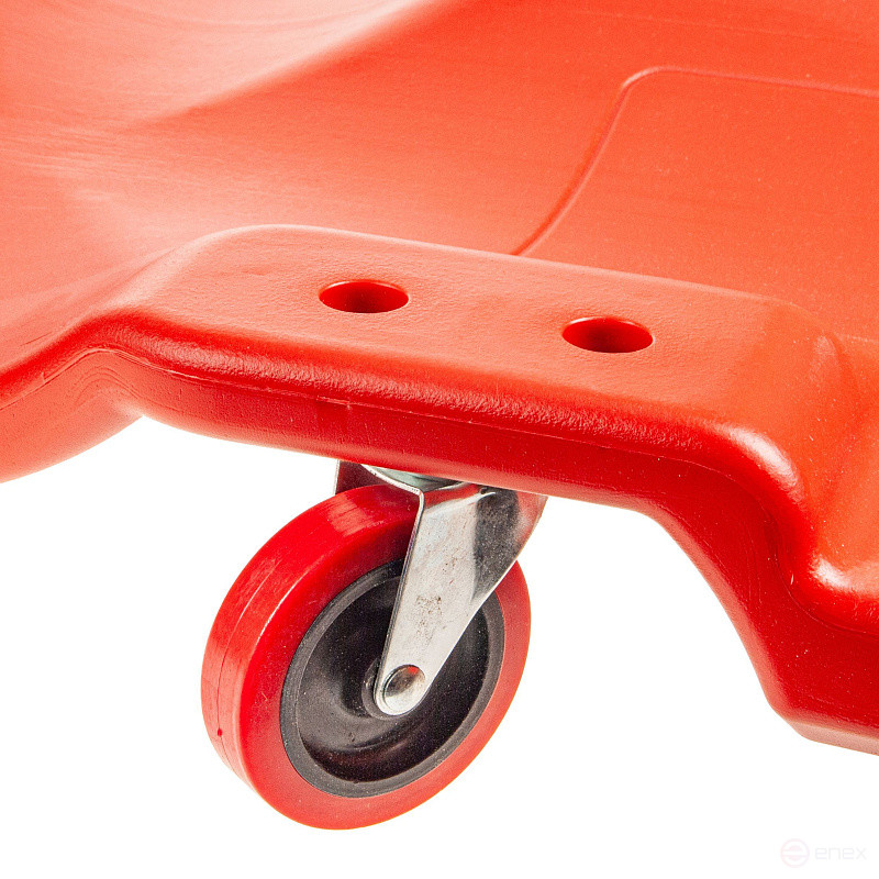 Лежак ремонтный ER-64201 пластиковый на 6-ти колесах (1020×480×120мм) ЭВРИКА /1