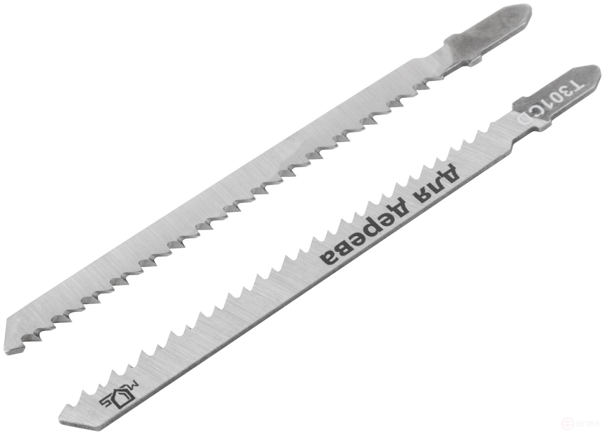 Blades for electric jigsaw, T301CD, wood, HCS, 116 mm, 2 pcs.