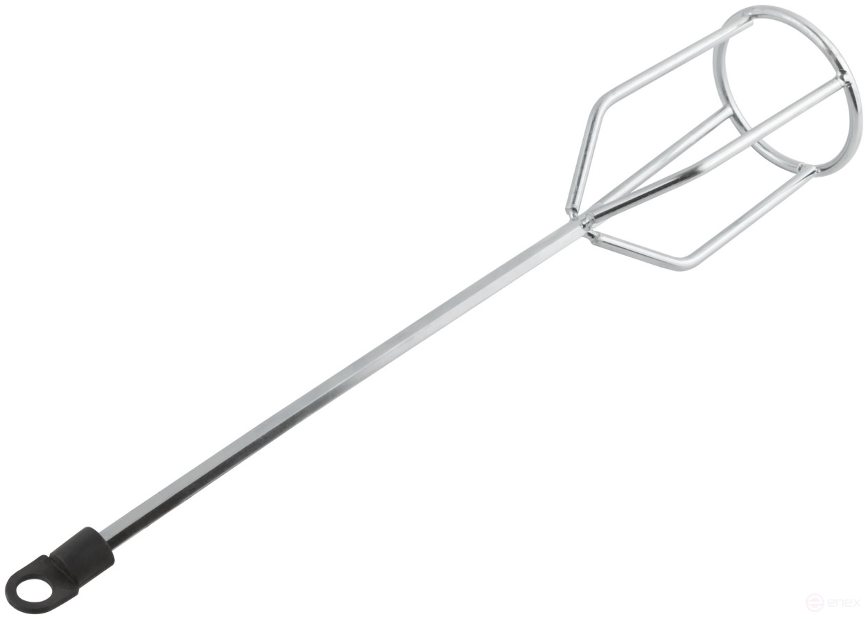 Миксер для строительных смесей повышенной вязкости оцинкованный 80х400 мм