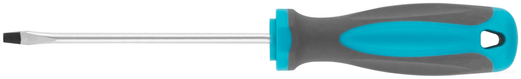 Screwdriver, CrV steel, rubberized handle SL4 x 100 mm