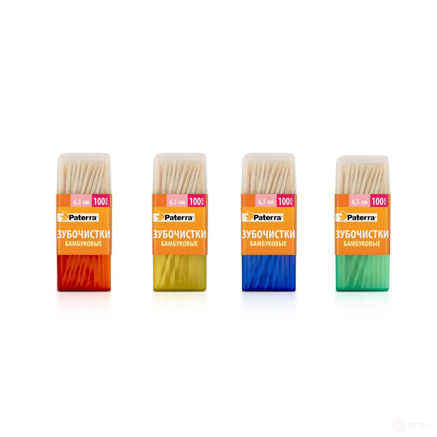 Toothpicks in a jar of 100 pcs. PATERRA