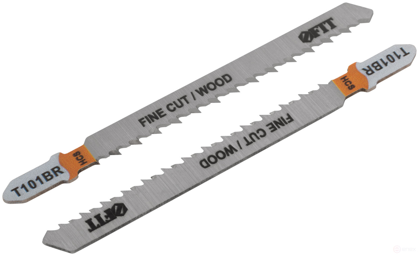 Wood canvases, HCS, ground at a free angle, reversible teeth, 100/74/2.5 mm (T101BR), 2 pcs.