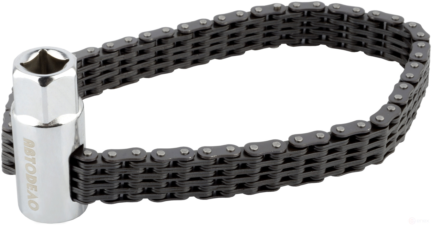 Oil filter wrench (turnkey; double row chain; D=160mm) Avtodor 40760