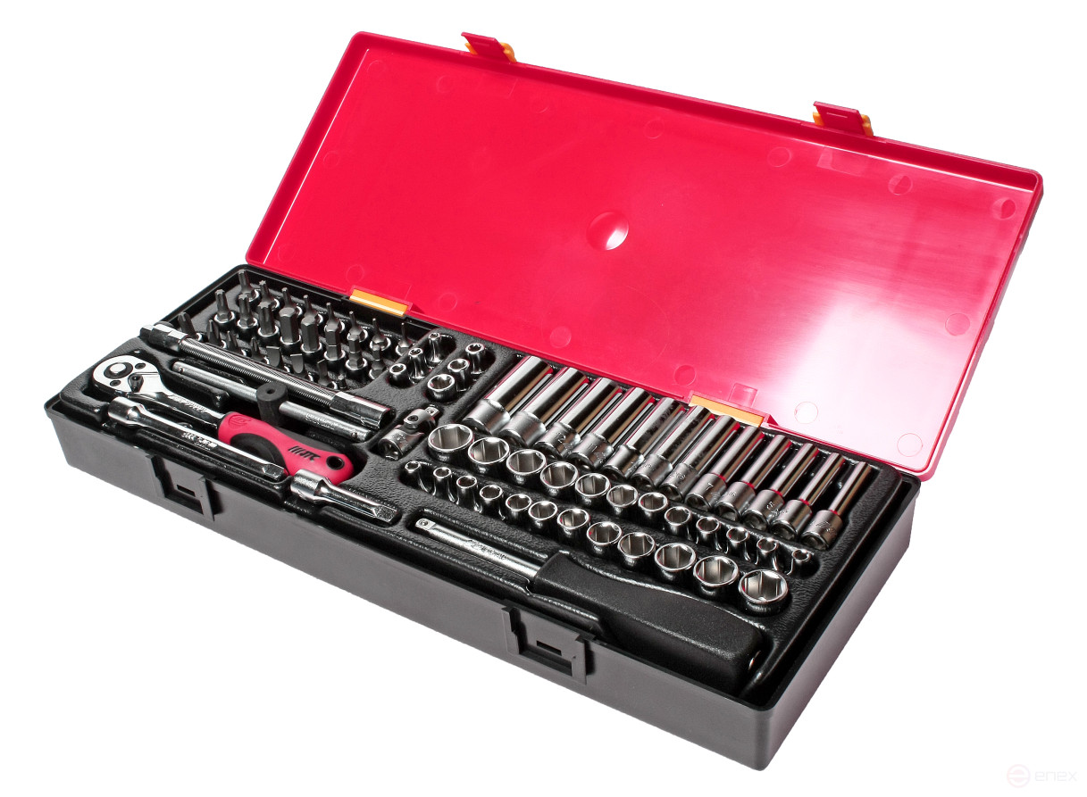 Набор головок 1/4" (в кейсе) 73 предмета JTC /1