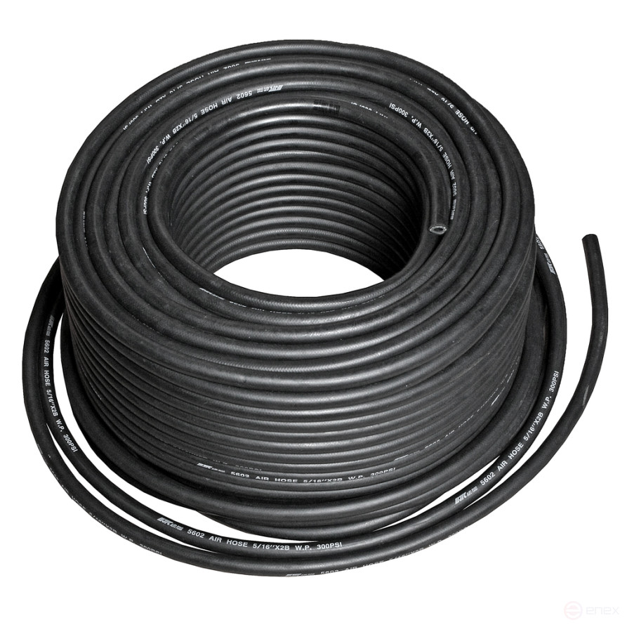 Pneumatic hose d=5/16" high pressure rubber 300PSI, 100m JTC